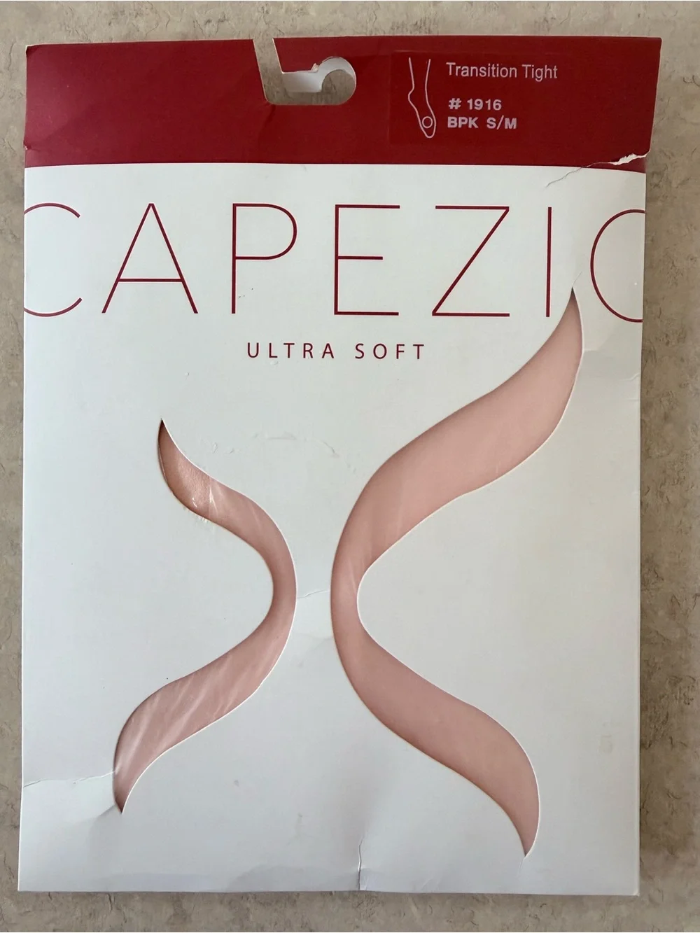 Capezio S/M Ultra Soft Transition Tight in Ballet Pink